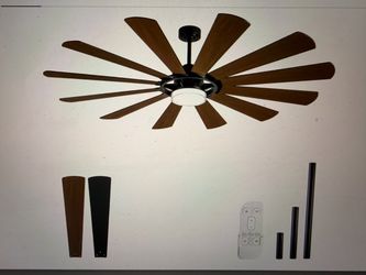Brand new 62in 12 blade dual finish