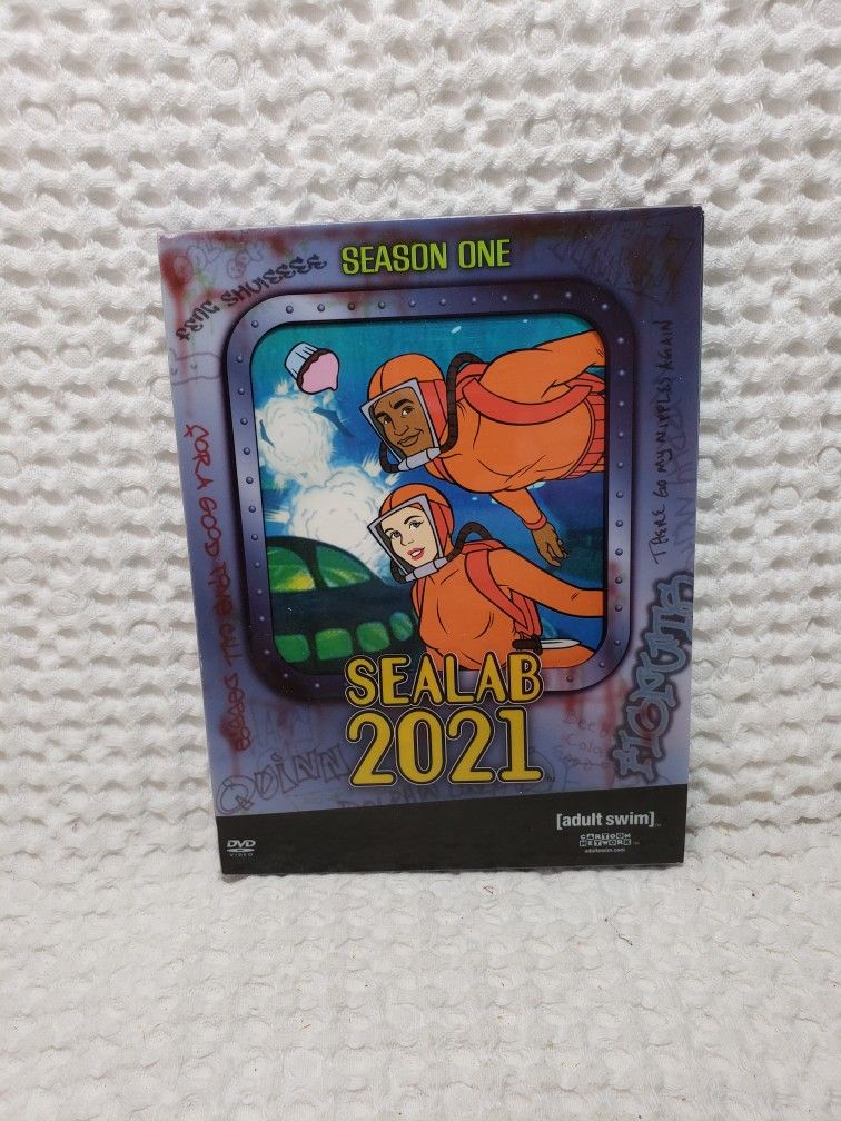 Cartoon network Sealab 2021 season one DVD set  2 disk 13 episodes . Good condition.  Disk are in great shape. Smoke free home. 