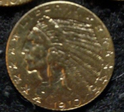1910 $5 Gold Coin