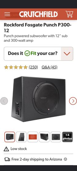 12 subwoofer P3 Rockford fosgate