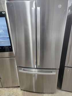 Ge Stainless Steel Fridge Bottom Freezer 33w