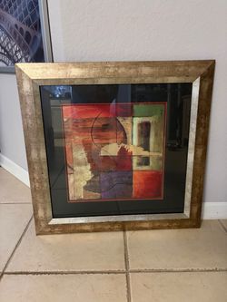Framed Abstract Art Print