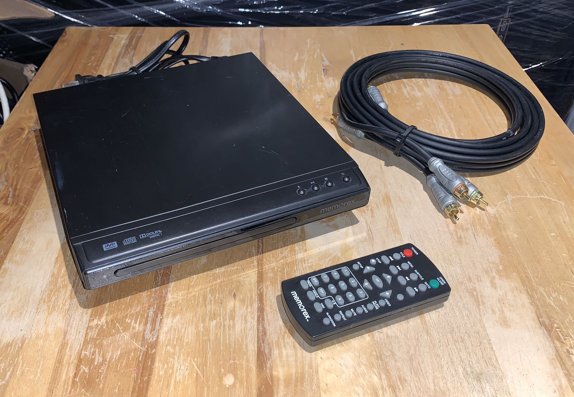 Memorex DVD Player With Premium Monster Component Cable
