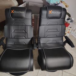 Two  X Rocker Gaming Chairs 