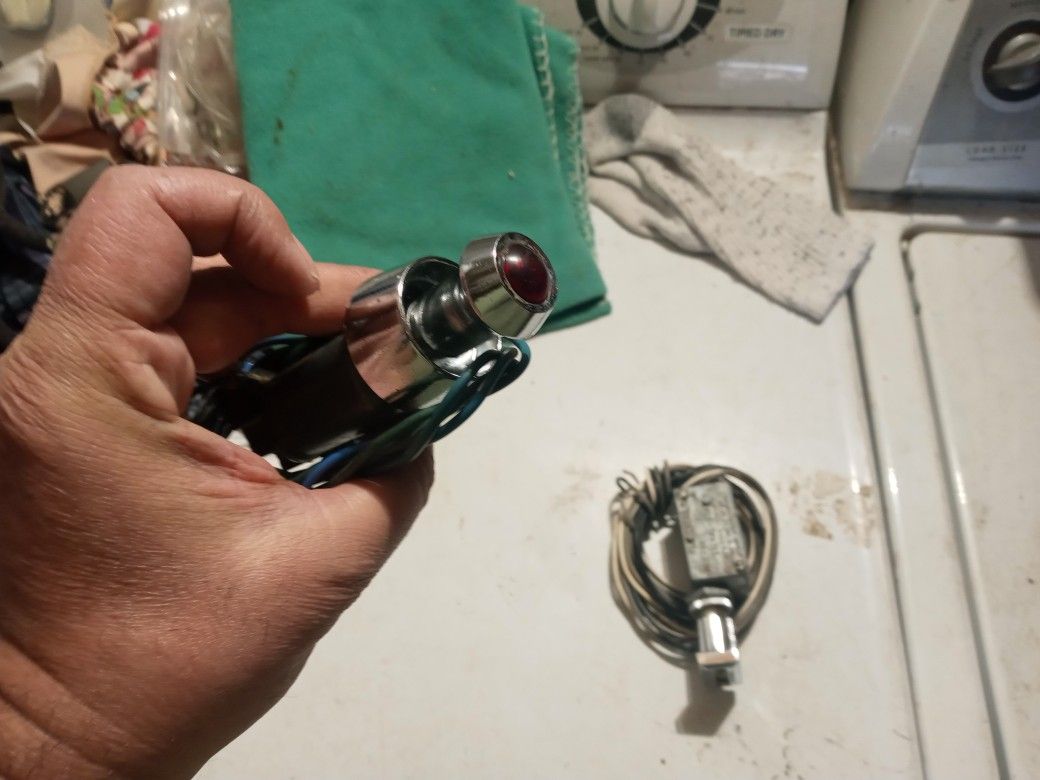 1960s Emergency Flashers Lights Switch Set Of Two Different Ones