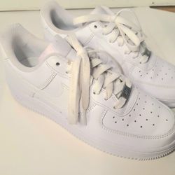 All White Nike Airforces