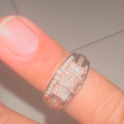 10k Rose Gold Princess Cut Diamond 👸💍