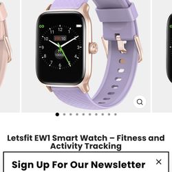 Letsfit EW1 Smart Watch – Fitness and Activity Tracking