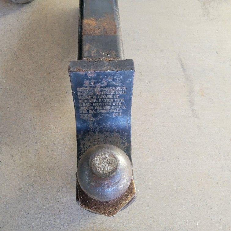 5 " Drop Hitch With Ball