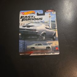 Hot Wheels Fast &Ferious Premium.  70 Chevy Nova SS