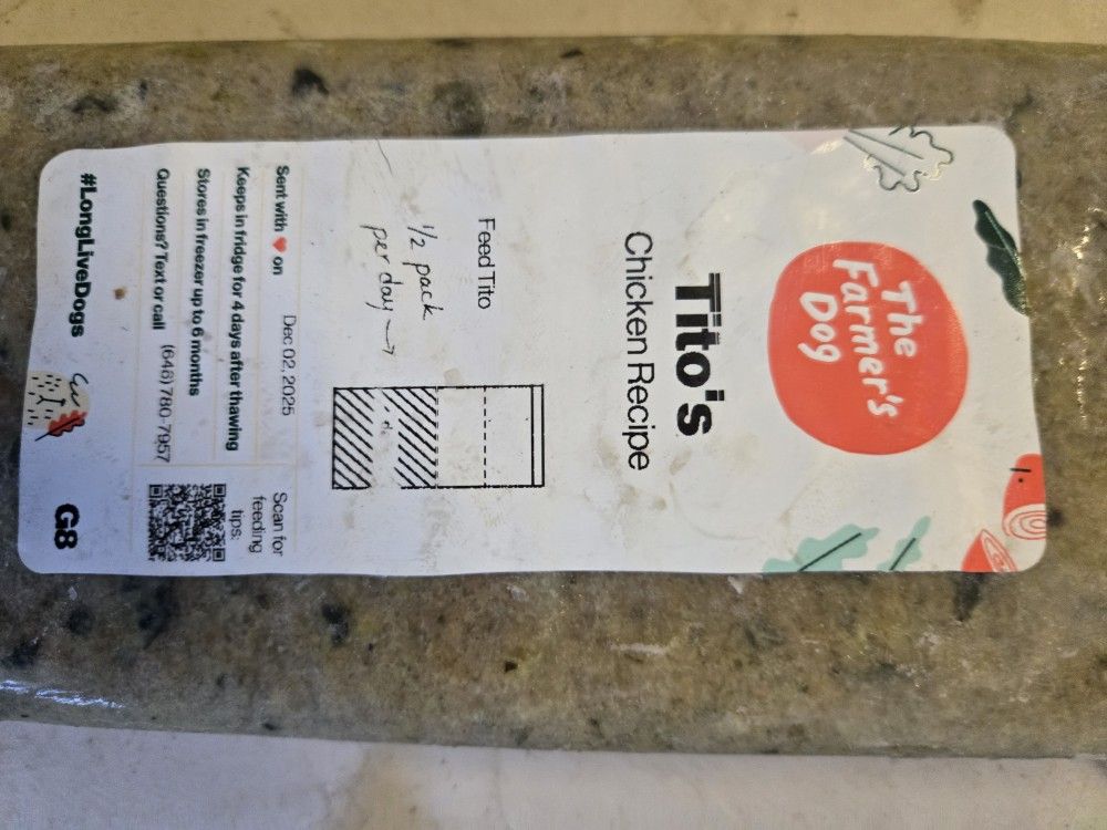 The farmer's dog packaged meals