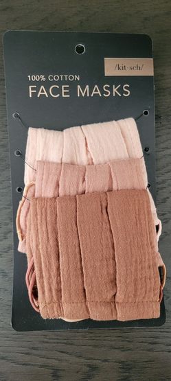 Kitsch 100% Cotton Face Masks