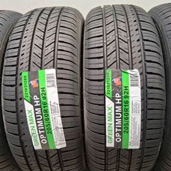 ( 4 TIRES  ) 205/60R16 GREEN MAX