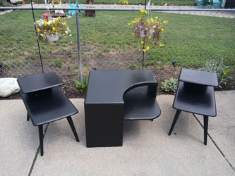 Modern Step End Tables and Coffee Table Set