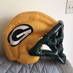 Green Bay Packer Helmet Blowup