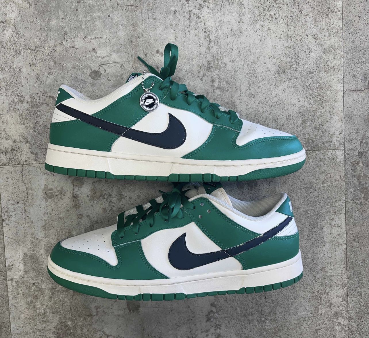 Size 12 - Nike Dunk Low Lottery Green - Pre Owned - No Box 