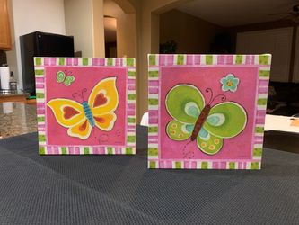 Butterfly canvas home decor