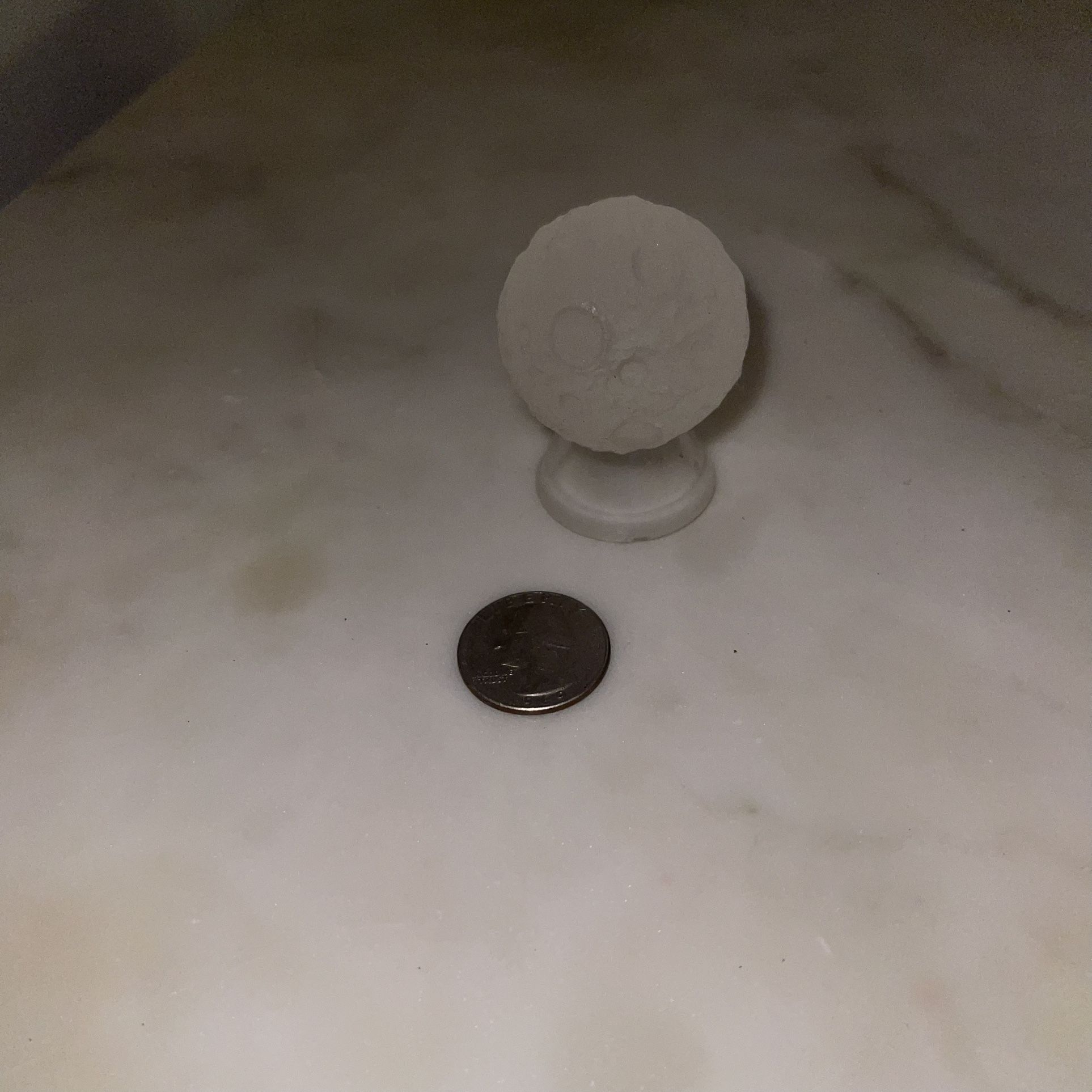 Clear Quartz Moon π