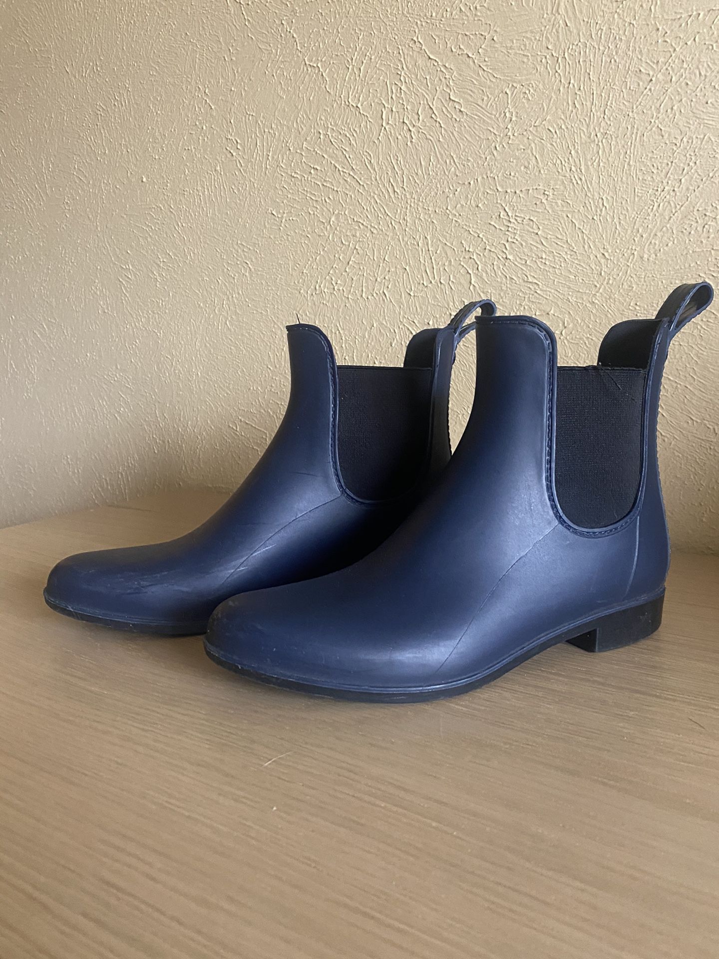 Sam Edelman Navy Chelsea Rain Boots Size 7