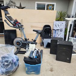 Training Bike Stroller Tvs Scale Clothes Bags And Other Things 