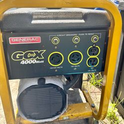 Generac 4,000 Watts Power Plant / Generador / Planta Electrica