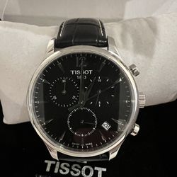 Tissot Tradition Chronograph T063.617.16.057.00 Crystal Sapphire Perfect Condition With Box And Paper…