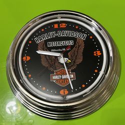 Harley Davidson Clock 