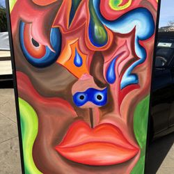 Original 2020 Ricardo Cobian 40x64 Framed Painting