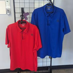 TWO Big And Tall Reebok Polo Shirts 