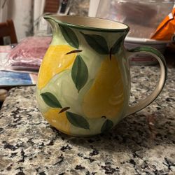 Yellow Pear Pitcher 