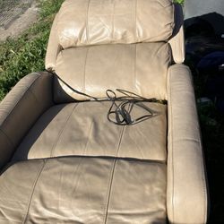 Leather Recliner Electric Works