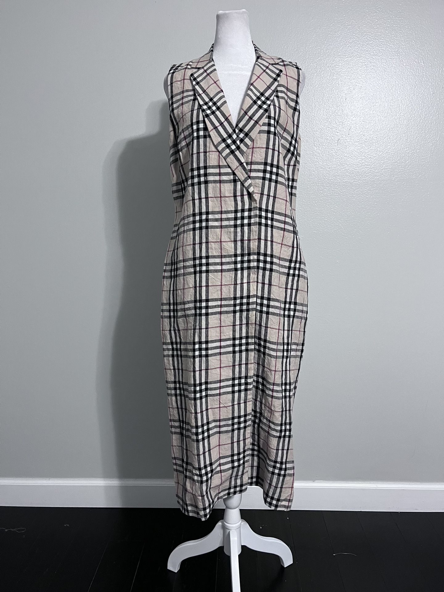 Burberry New!! Super Rare Vintage Nova Check Dress