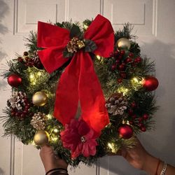 Luxury Christmas Door Wreath – Limited