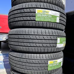225/60/17 TBB Ht Set Of 4 New Tires Installed And Balanced