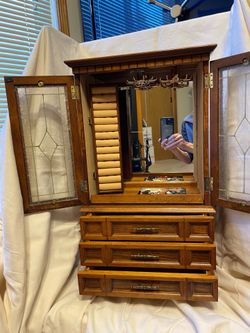 Solid Wooden Jewelry Box
