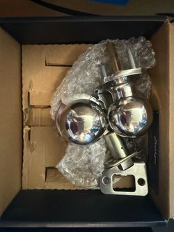 Brushed nickel doorknobs