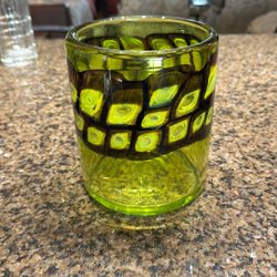 Green Glass vase