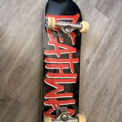 Death Wish Board Independent Trucks And Spitfire Wheels Bones Super Red Bearings 8:25