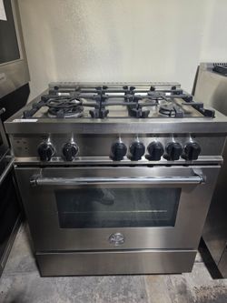30" Bartazoni Gas Range Stainless Steel