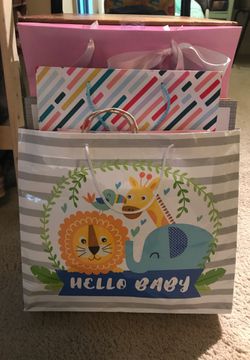 Baby gift bags lot