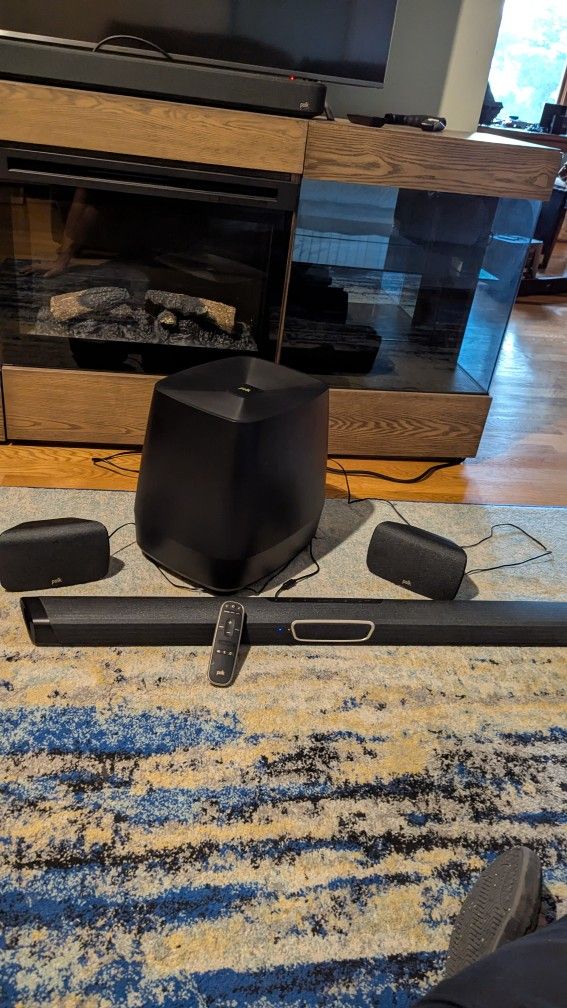 Polk MagniFi MAX SR 5.1. Loud bass!!! RMS Power 400 W