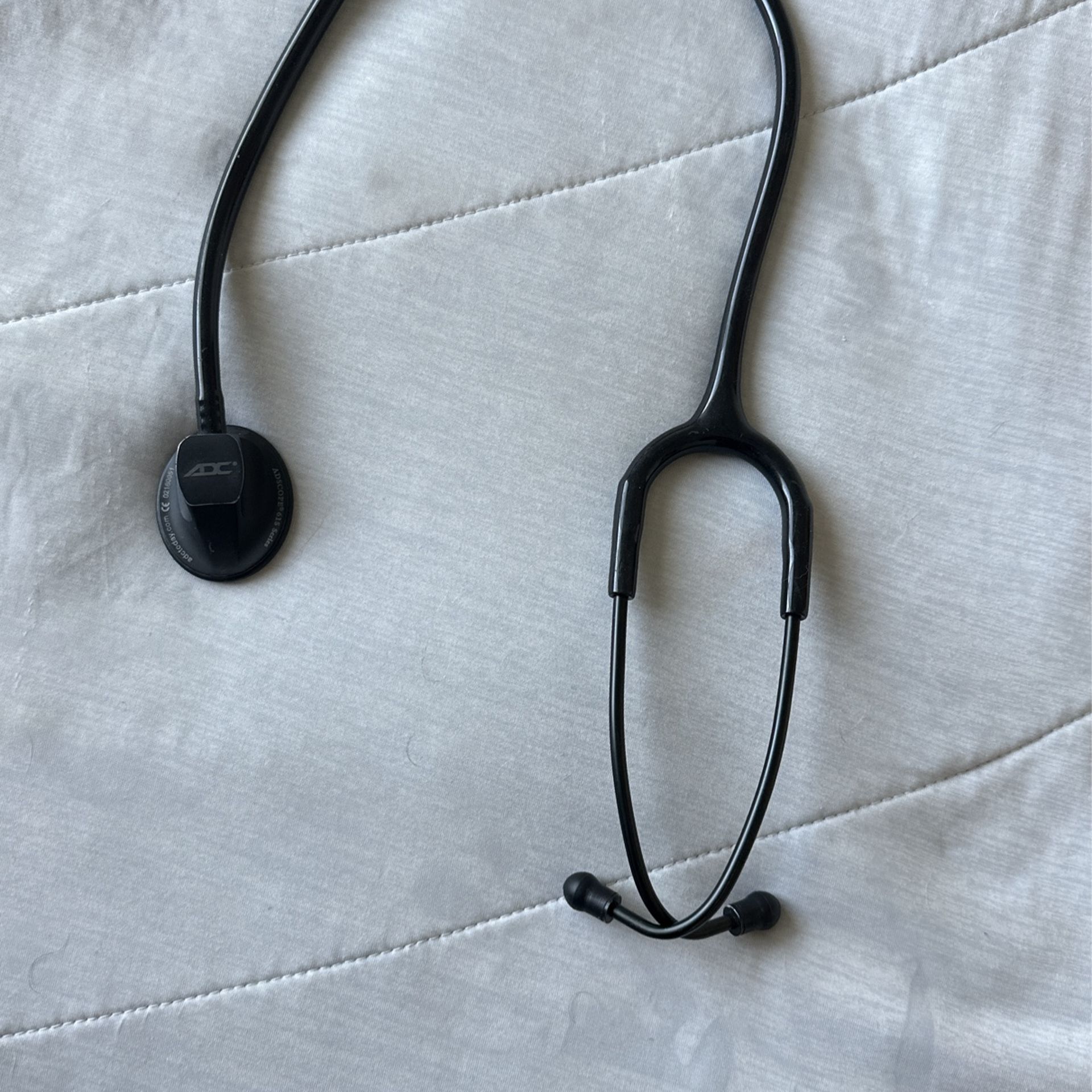 Newley Used ADC Model 600ST NINJA BLACK Stealth Cardiology Multifrequency Stethoscope