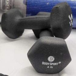 Body Sport 4lb Dumbells 