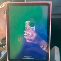 Pink Apple Ipad 10th generation 