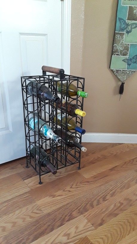 Bottle Metal Wine Rack / Rack De Metal