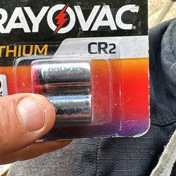 Rayovac 2pk-3v Lithium Cr2 Batteries Unopened  X9/2pks