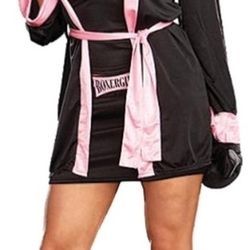 Dreamgirl - Boxergirl Sexy Costume Small Camisole Skirt & Gloves