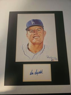 Don Drysdale signed photo. (Not famed) $60 obo