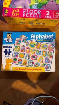 Clever Kids Alphabet Search & Learn Puzzle