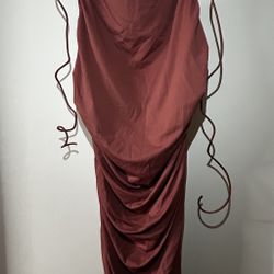 Long Pink Party Dress